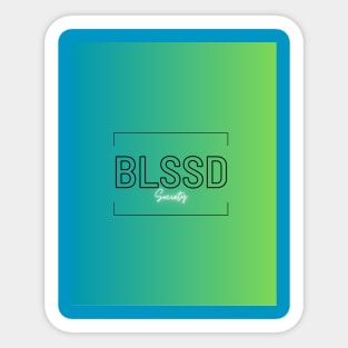 BLSSD Society BBY Green Gradient Sticker